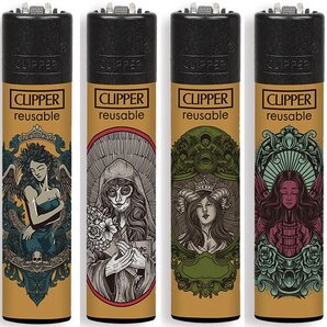 Accendino CLIPPER Large Hard Tattoo